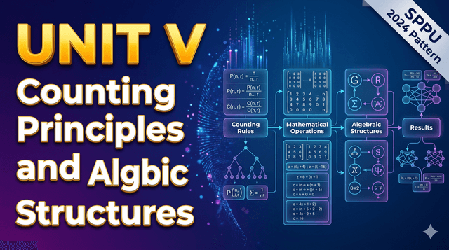 Unit 5 – Counting Principles and Algebraic Structures | DM SPPU