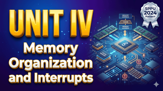 Unit 4 – Memory Organization and Interrupts