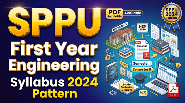 SPPU First Year Engineering Syllabus 2024 Pattern PDF