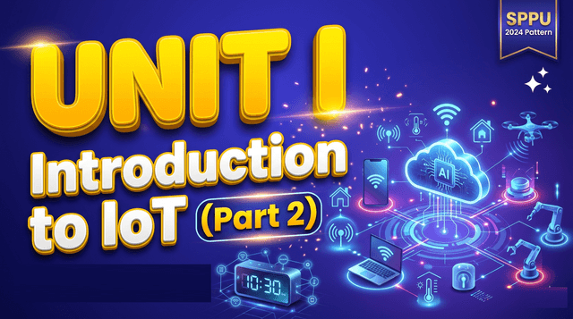 UNIT 1 : Introduction to IoT - Part 2 ( IoT Enabling Technologies: WSN, Cloud Computing, Big Data, Embedded Systems, and Applications )